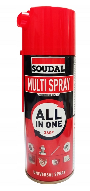 Preparat penetrujący Soudal Multi Spray 400 ml smarująco zabezpieczający