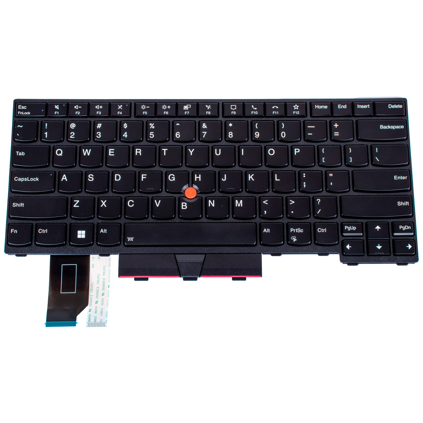 Podsvícená klávesnice Qwerty Pl/us Lenovo ThinkPad L14 1 2 generace