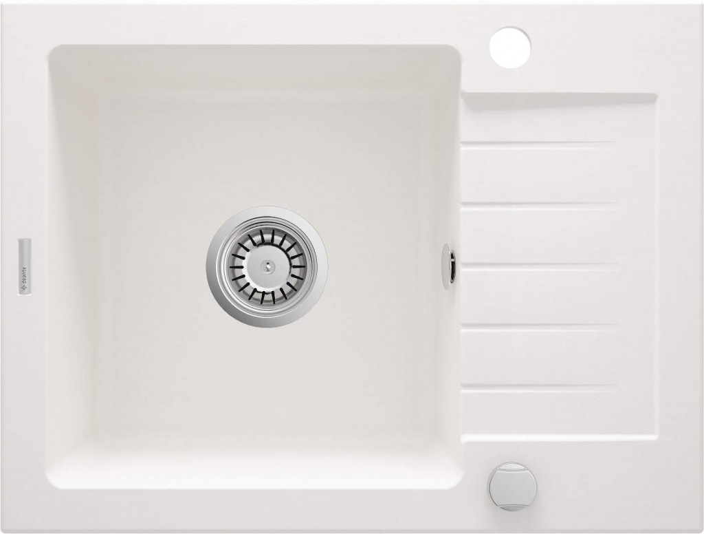 Zorba alabaster Granitový dřez s odkapávačem (ZQZ_A11A) /pa/