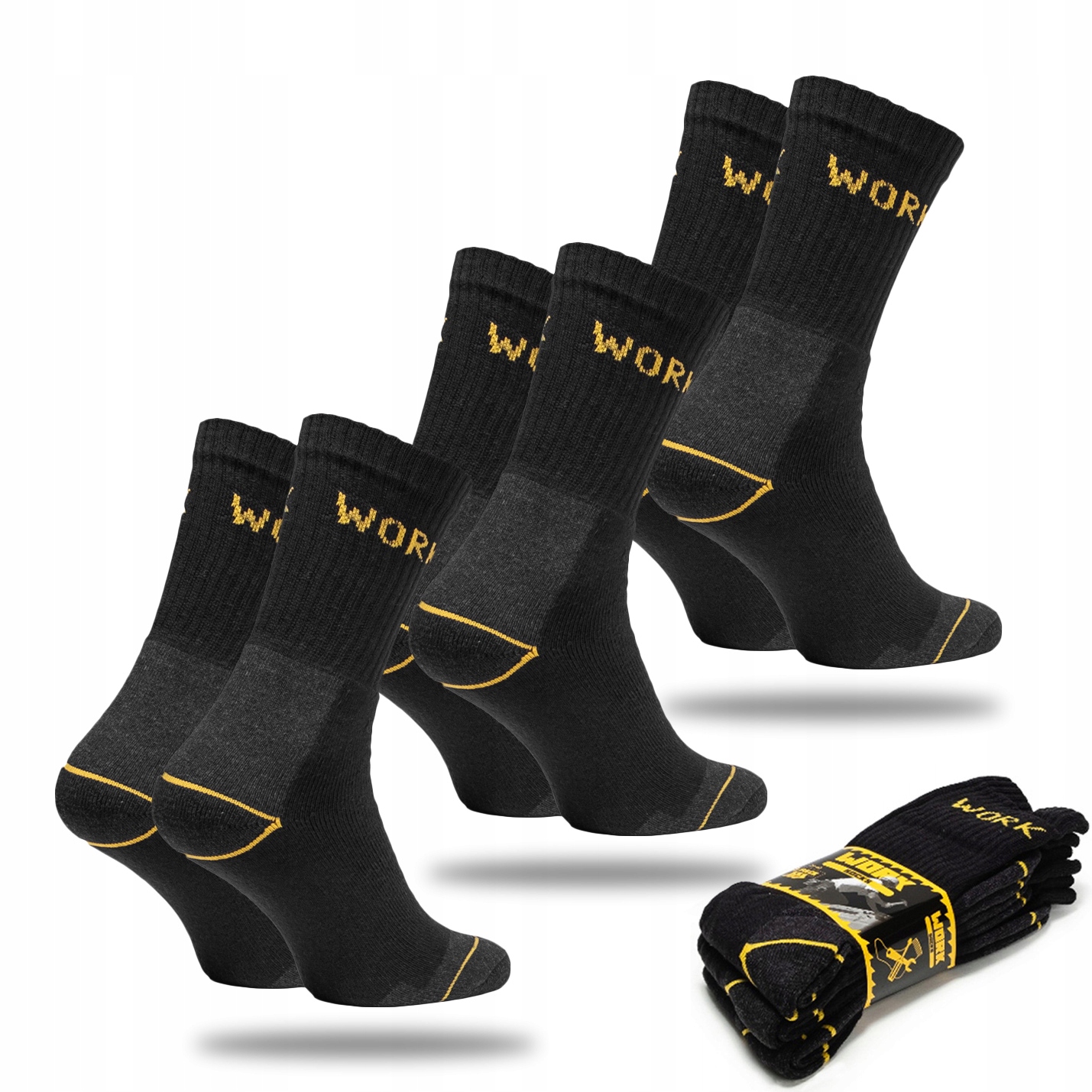 

Skarpety Długie Robocze 3 Pary frotte work 43-46