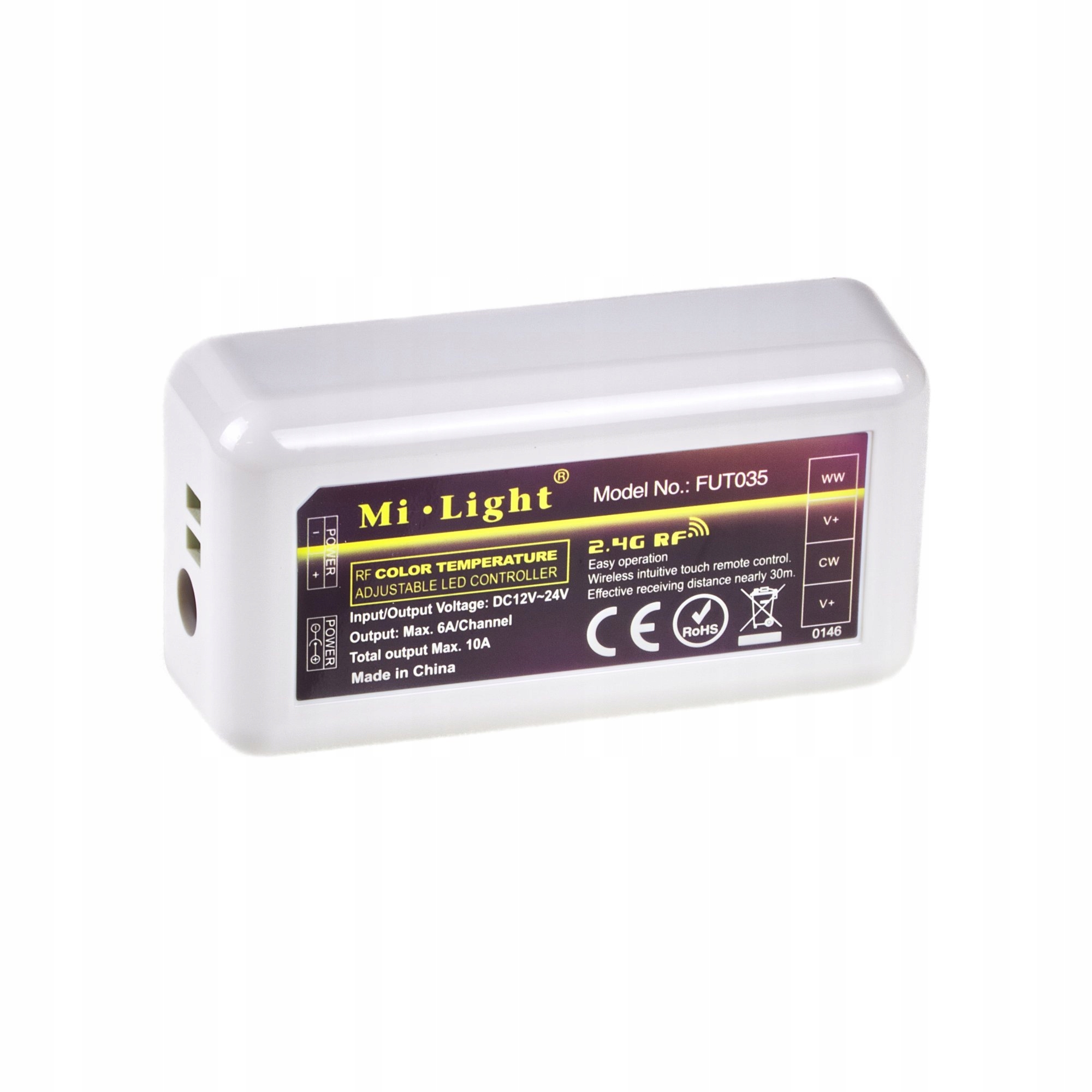 

Kontroler Led Cct Milight FUT035