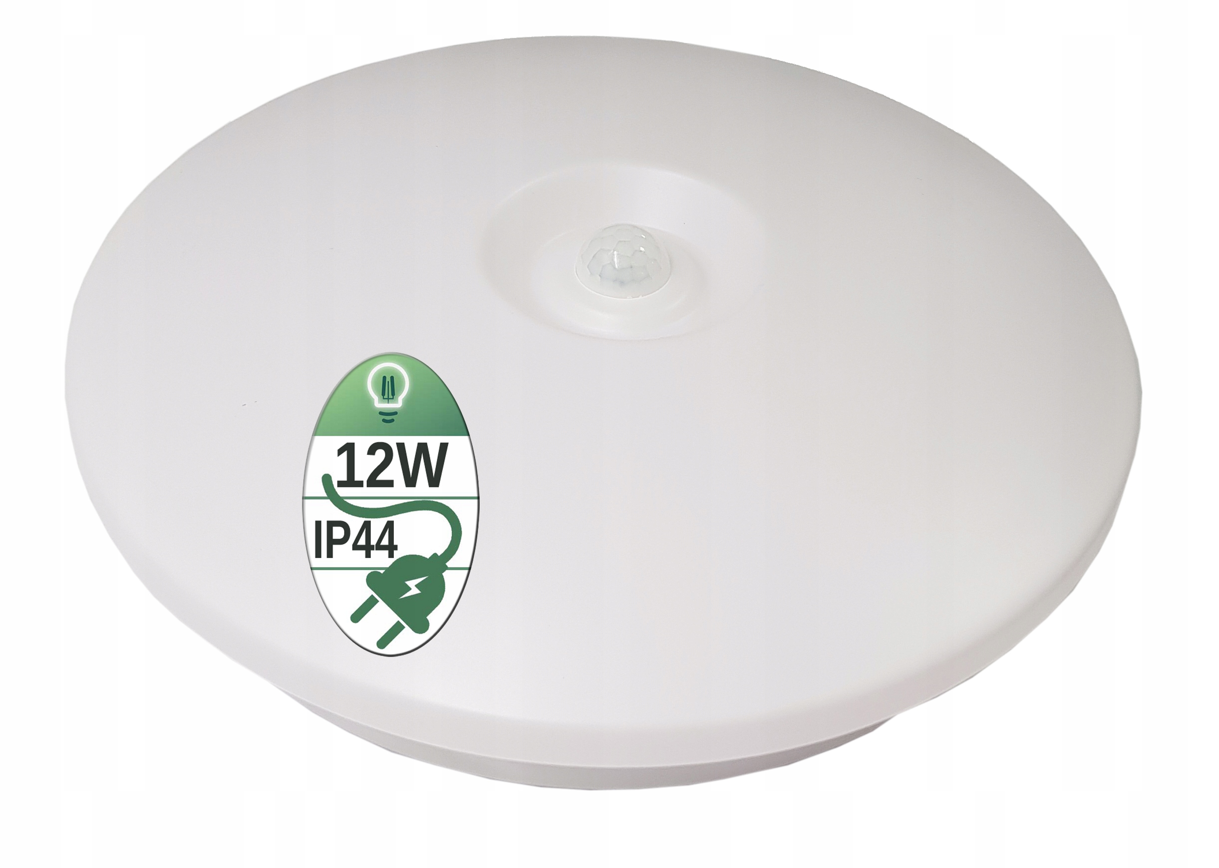 

Plafon lampa Led IP44 12W z czujnikiem ruchu Pir