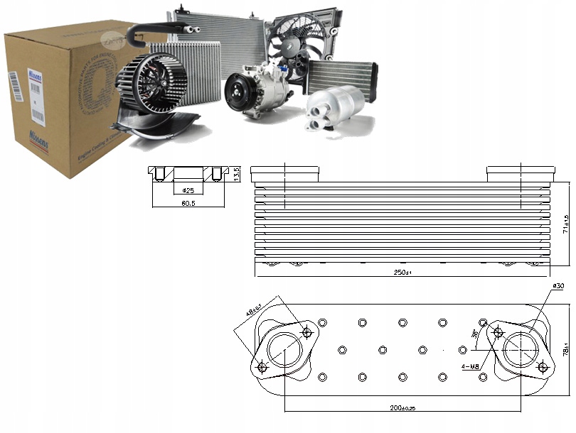 Chladič Oleja Man Tga Tgs I Tgx I D0836LF41-D2840LF25 12.00-