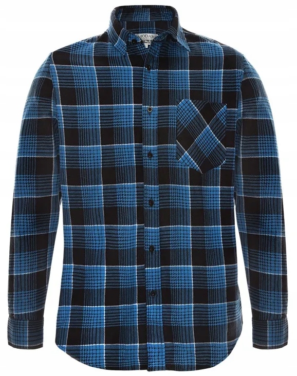 

Koszula Robocza Flanelowa W Kratę 100% Bawełna 46