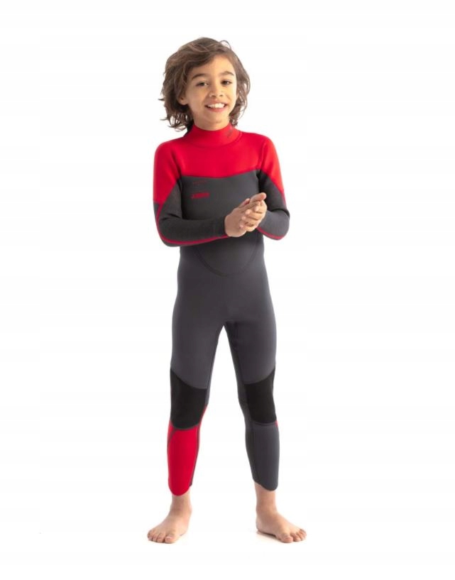 Pianka długa dziecięca Boston Wetsuit 3/2MM RED128