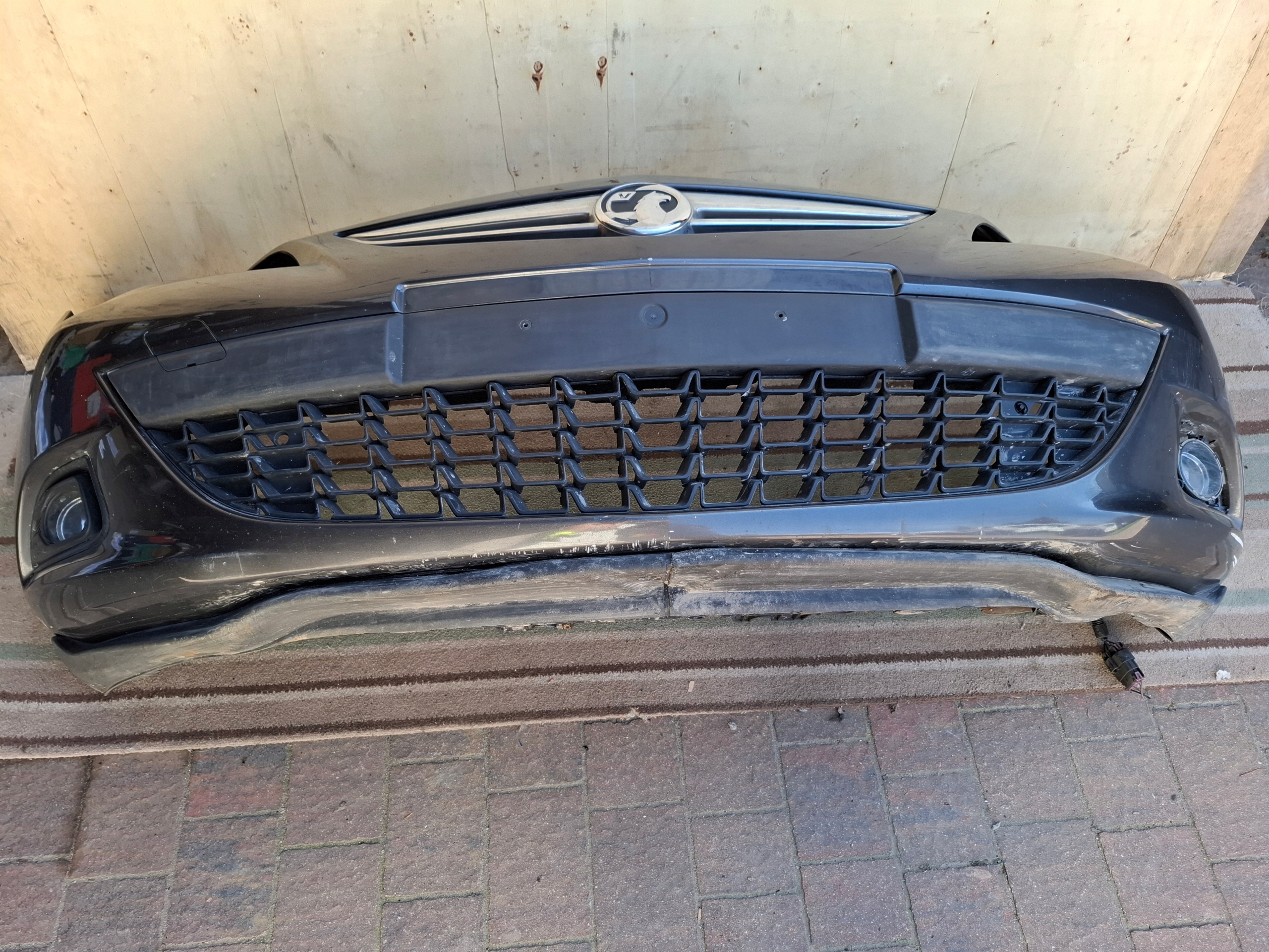 bumper front front Opel Astra J IV GTC grey Z177