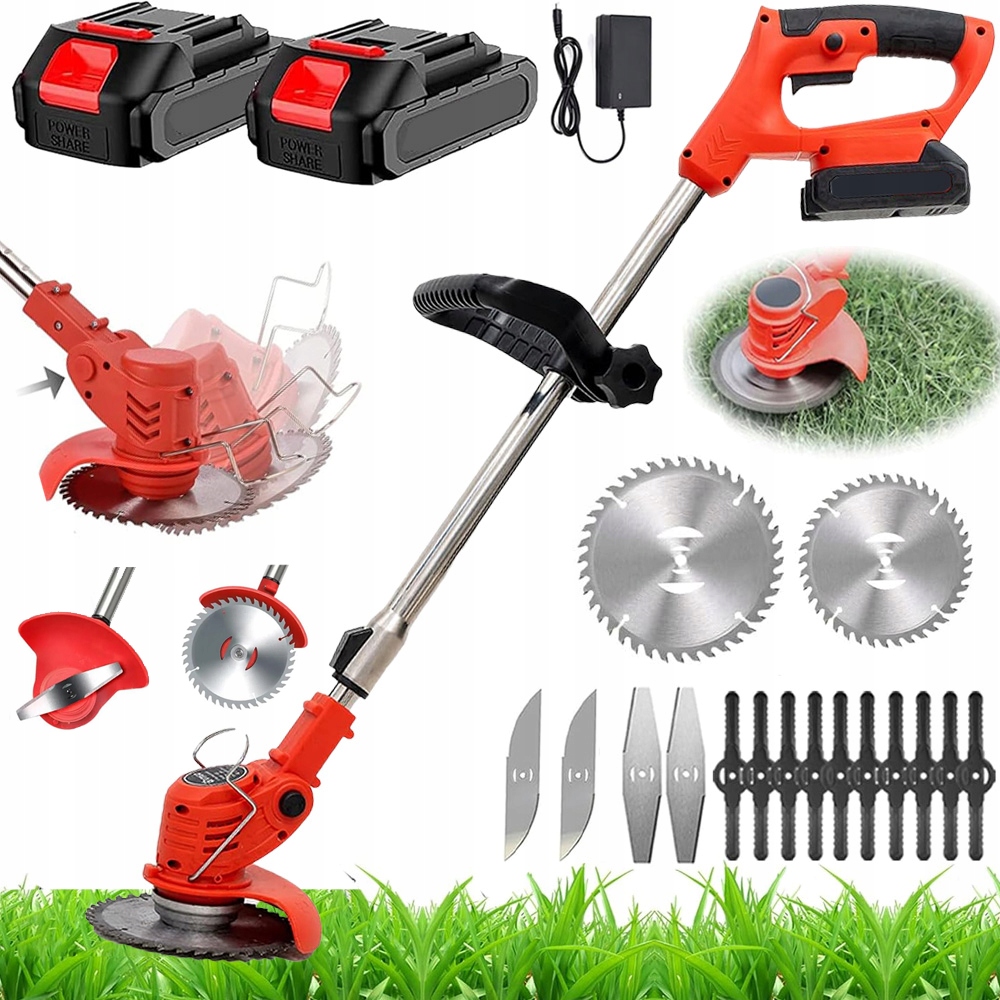 Podkaszarka Akumulatorowa Elektryczna Kosa Wykaszarka Do Trawy Mocna 48V