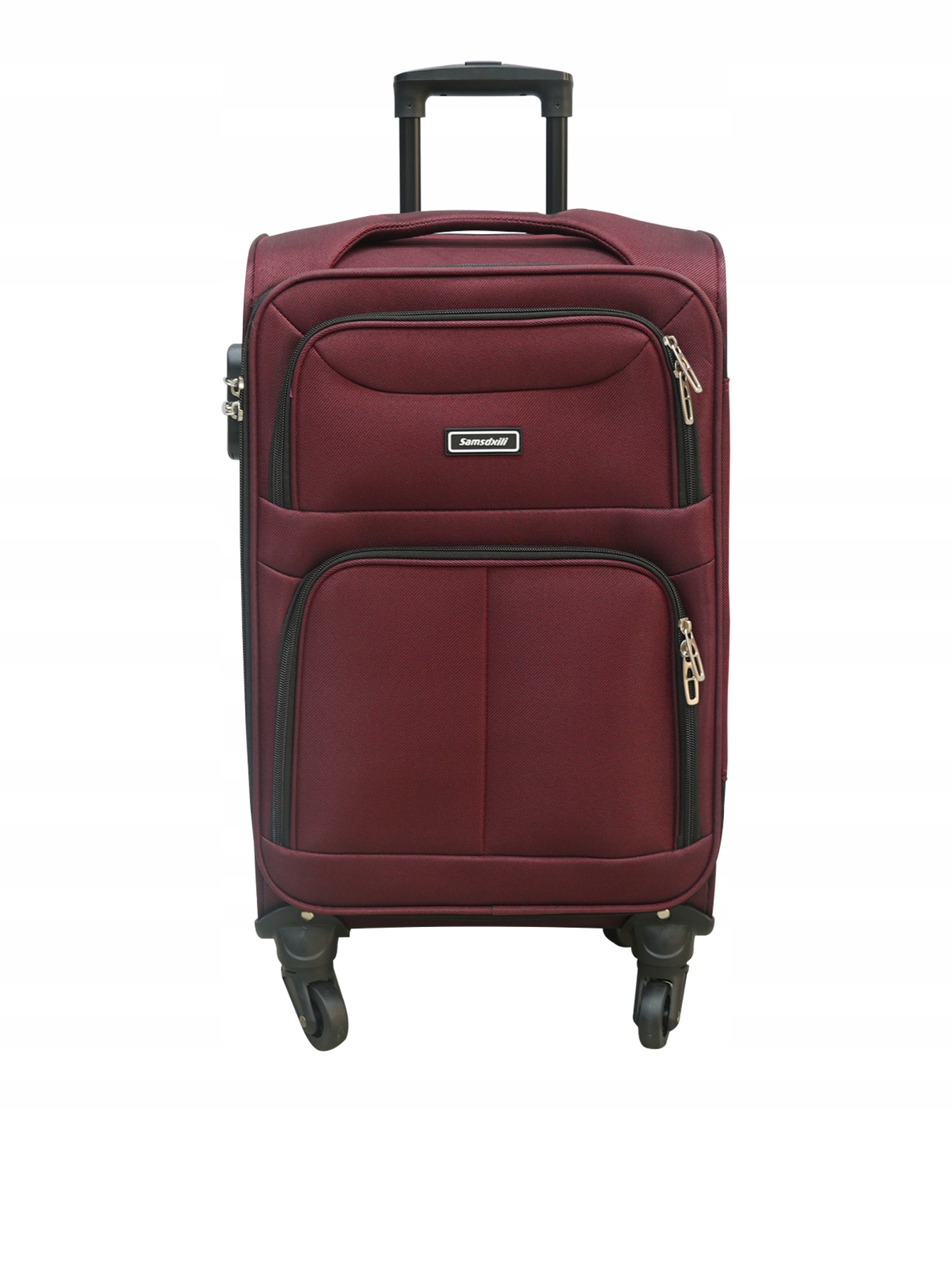 Kufr z tkaniny Oxford, škálovatelný, 87*49*32 cm, červený, 32 palců