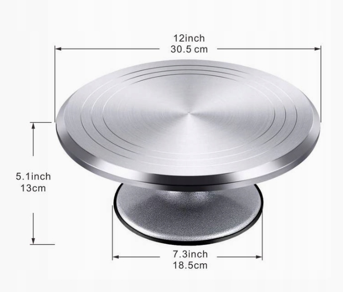 Levně Otočný kovový talíř Patera Pc