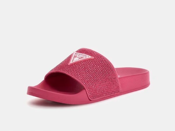 Dámské žabky a pantofle Guess Beach Slippers Strass