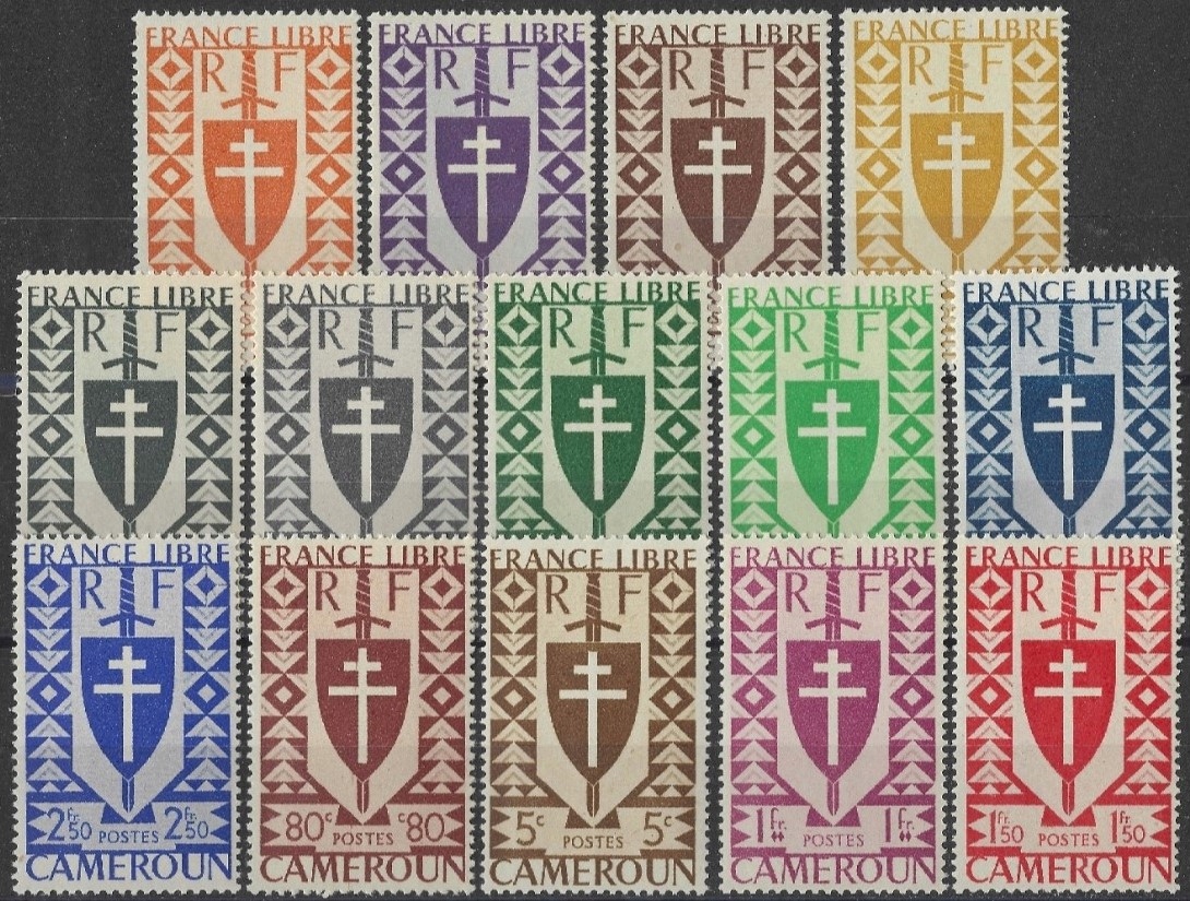 Kamerun - herby** (1942) SW 224-237