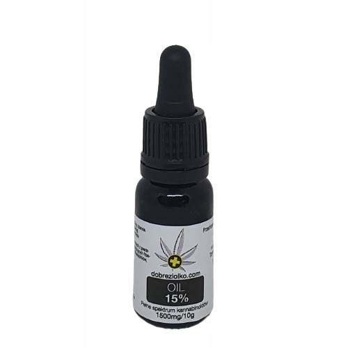 

Olejek Cbd 15% Konopny 1500mg/10ml Certyfikat