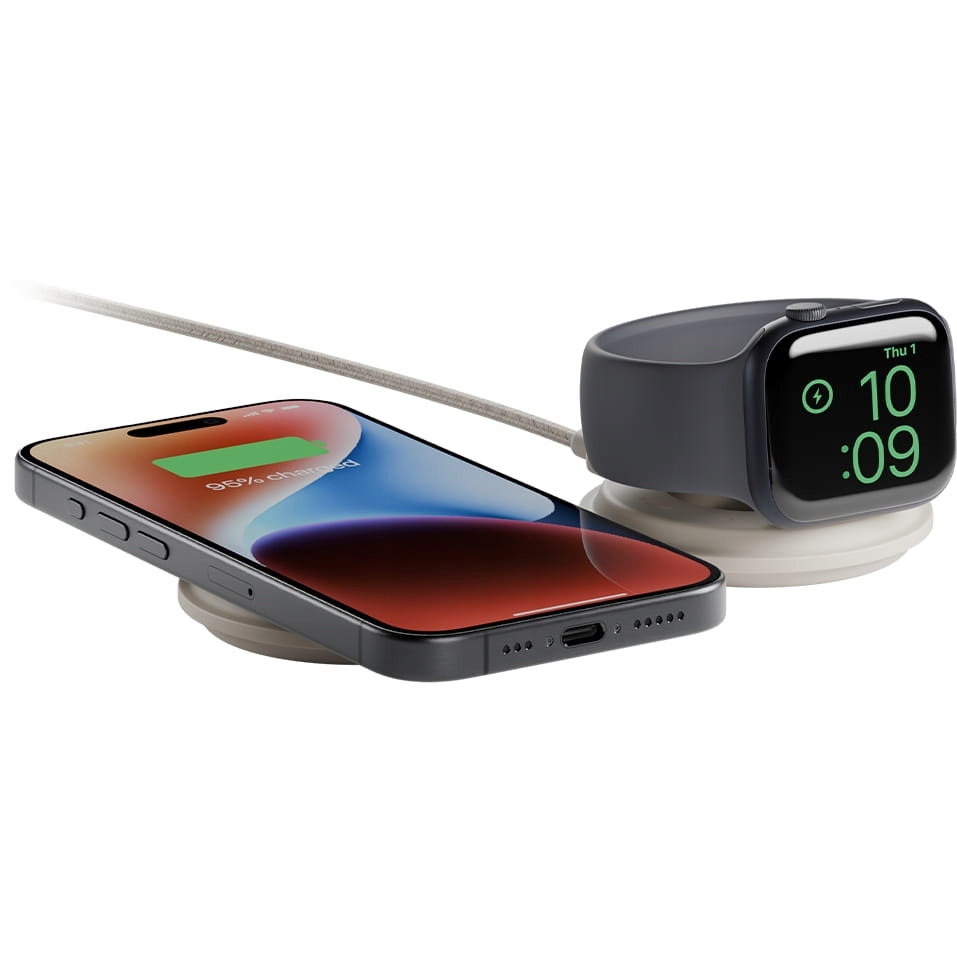 Native Union bezdrôtová nabíjačka 15 W pre iPhone Apple Watch AirPods