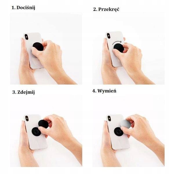 UCHWYT UNIWERSALNY NA TELEFON POPSOCKET POPGRIP Marka PopSockets