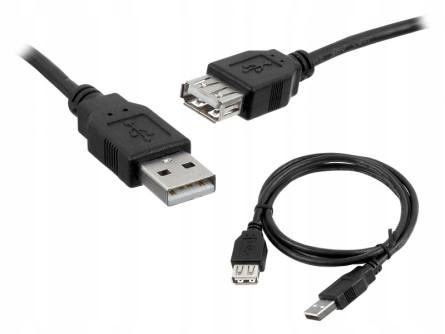 Przedłużacz USB 2.0 Hi-Speed, Czarny 5m