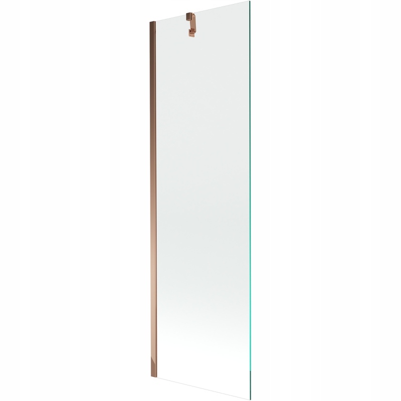 Mexen Next vanová zástěna 60x150cm, růžové zlato