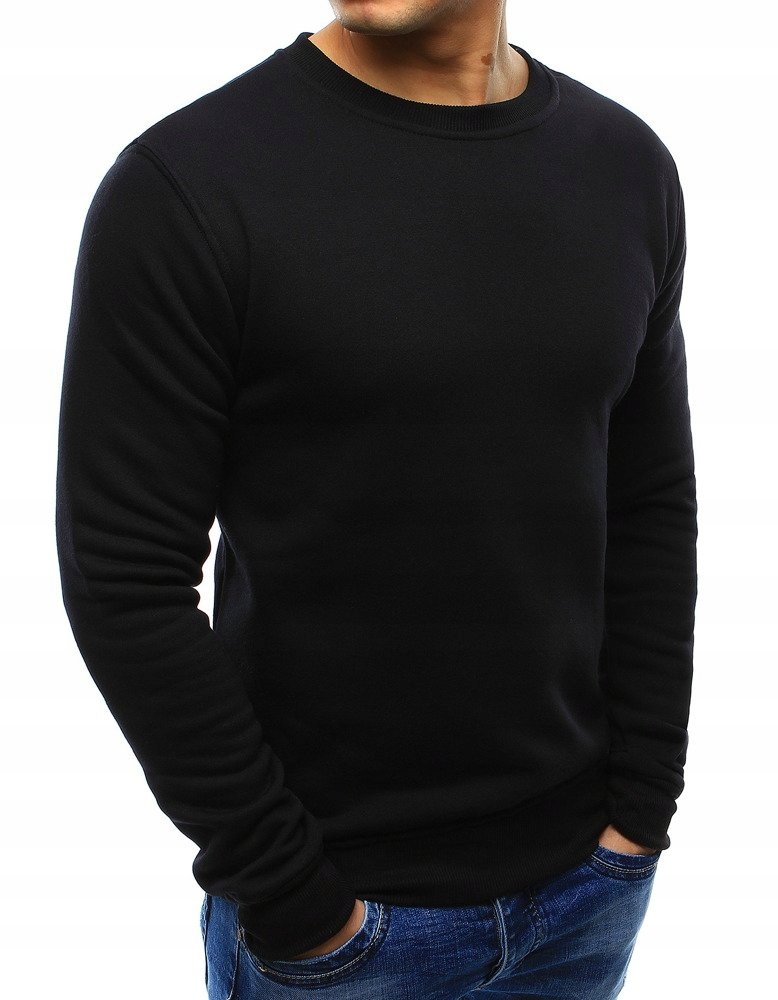 

Bluza Męska Klasyczna Czarna bx2416 - XXL