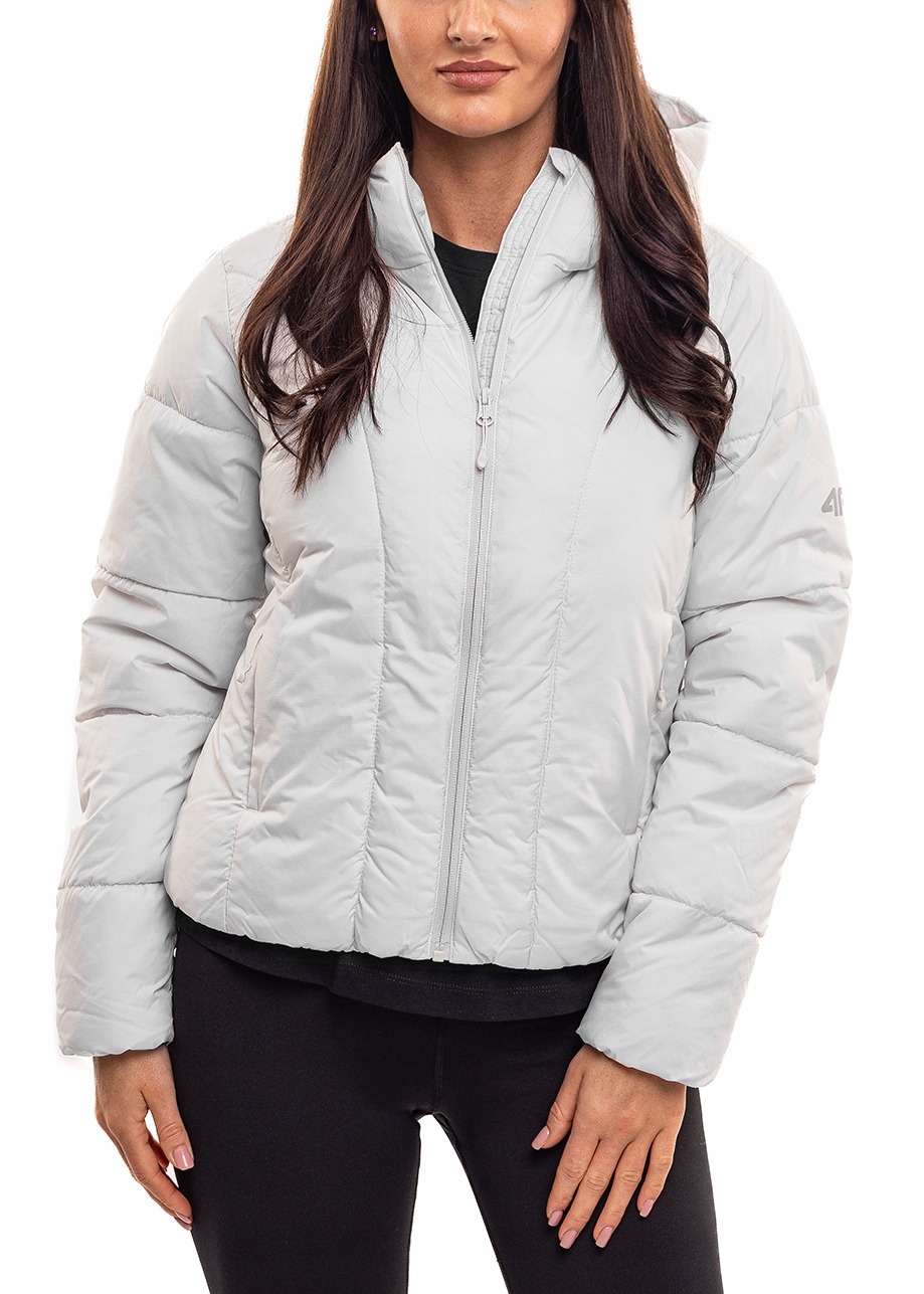 Bunda s kapucí Péřová 4F Dámská Sportovní Hydrofobní Přechodná vel. L