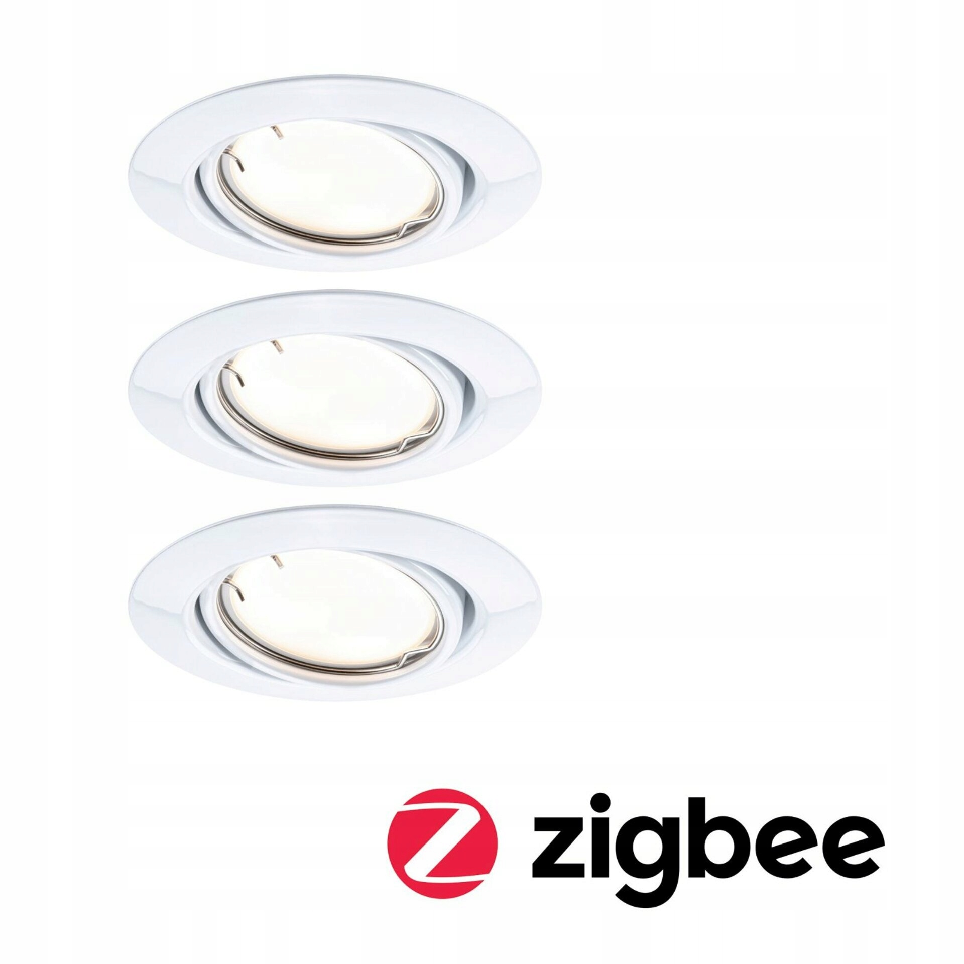 Paulmann Led vestavné svítidlo Zigbee Base Coin 3x4,9W 90mm bílá stmívateln