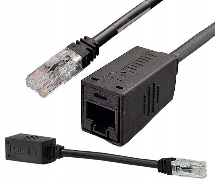 Łącznik Beczka RJ45-RJ45 Złączka KAT.6A 0.2M Lsoh cat6a