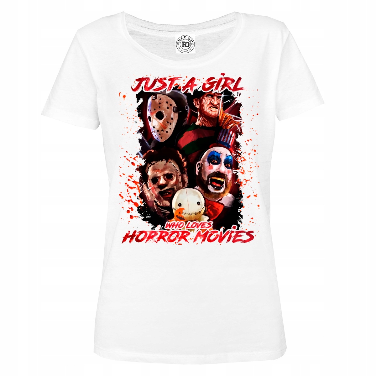 

Damska Koszulka Filmowa Halloween Horror Movies