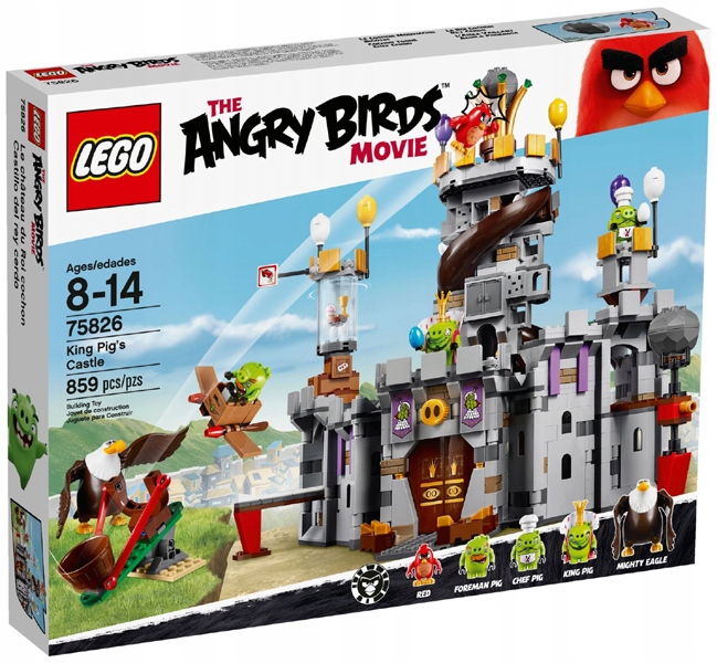 Lego Angry Birds 75826 Královský prasečí hrad Nové