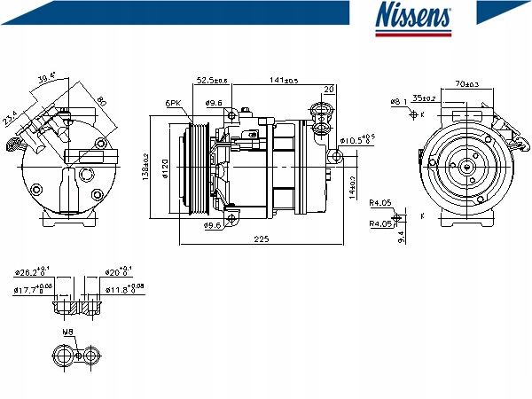 NIS89397 Kompresor Klimatizace Alfa Romeo 159, Br Asistent řidiče #33