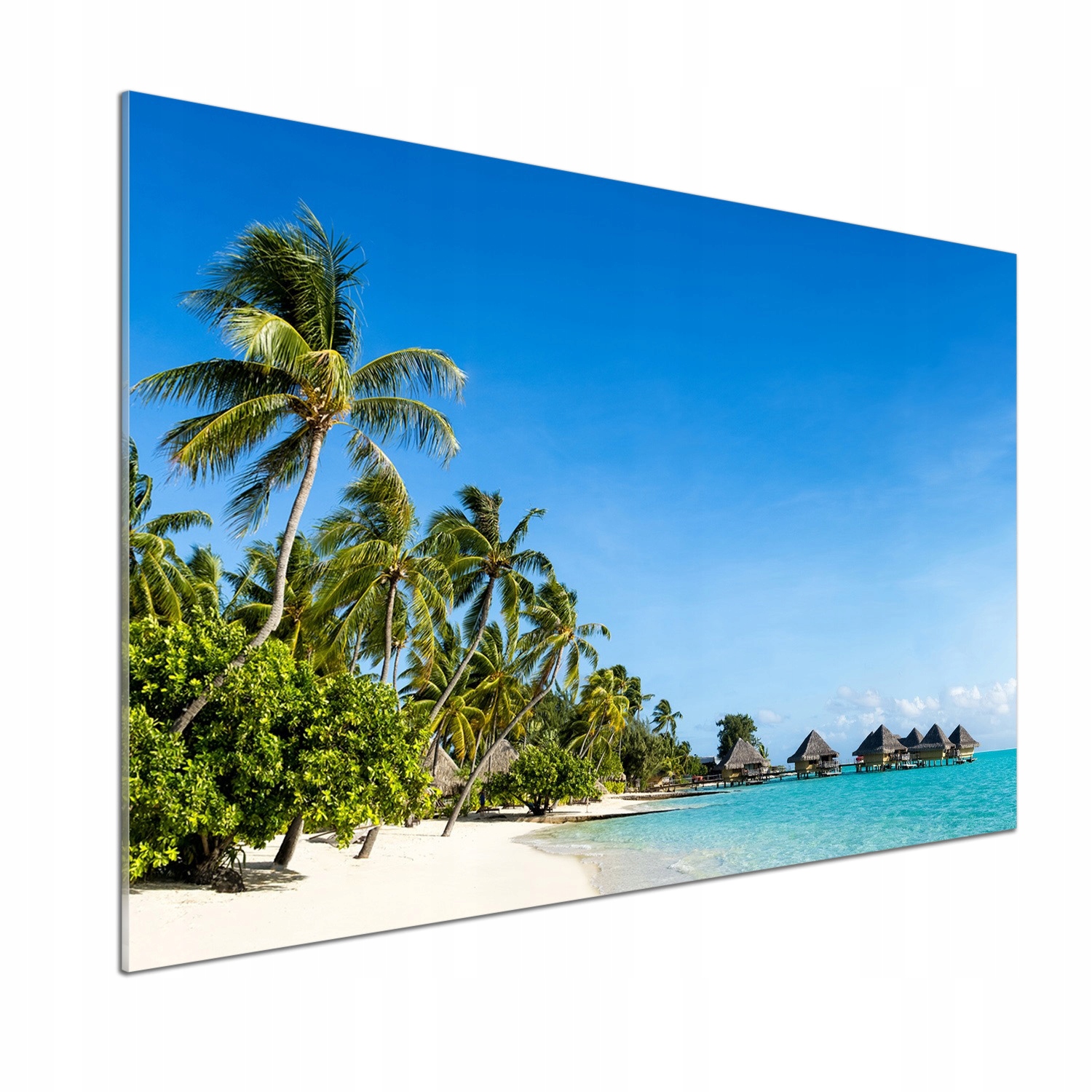 Panel do kuchyne Pláž v Karibiku 100x70 Lepidlo
