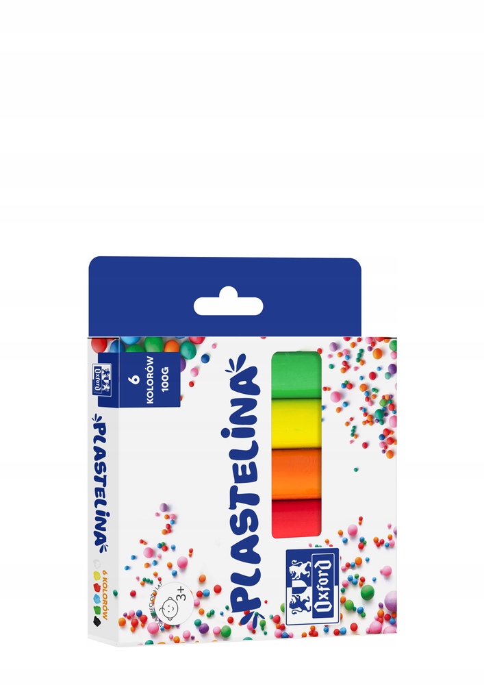 PLASTELINA OXFORD 6 KOLORÓW