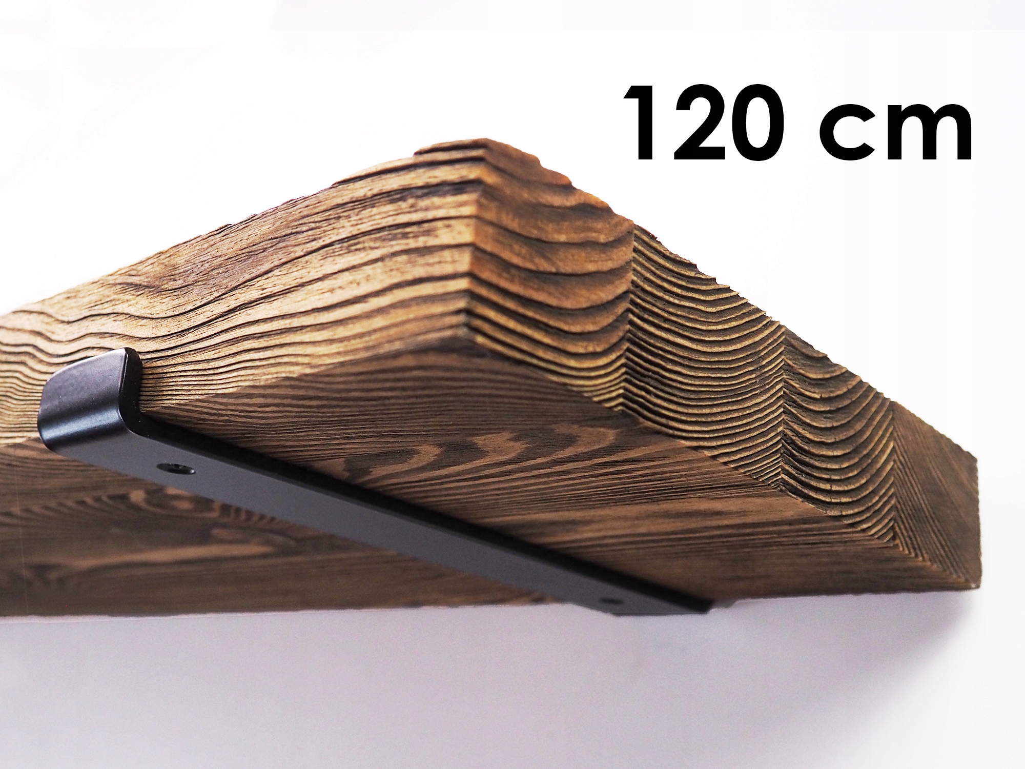 

Półka Loft Głęboka na Książki Drewniana 120 cm