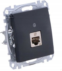 GN.KOMP.RJ45 5STP Černá Antra.sedna Des