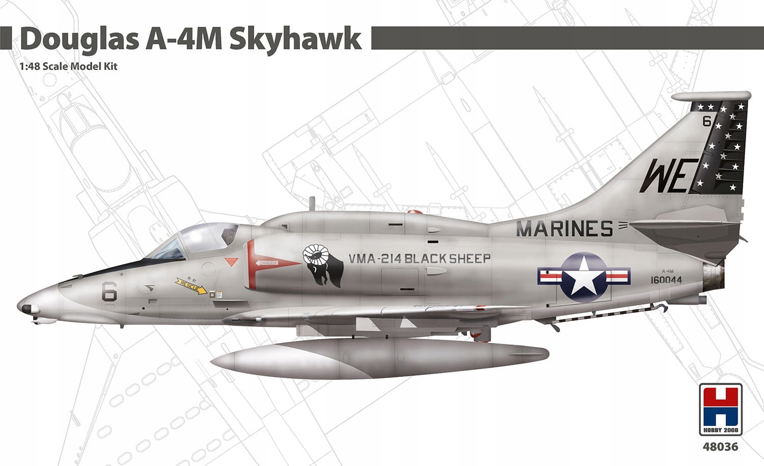 Douglas A-4M Skyhawk 1:48 Hobby 2000 48036