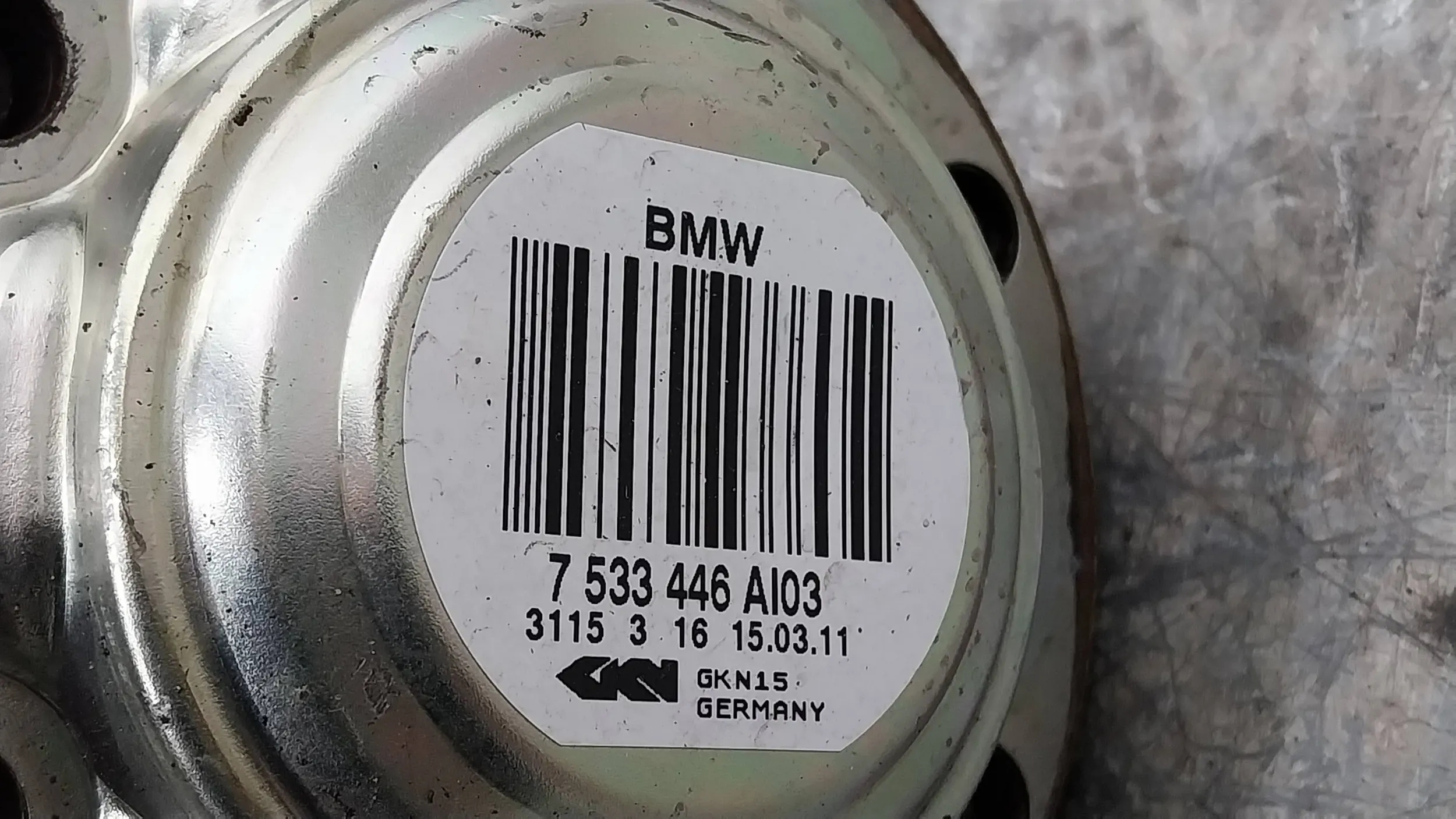 POLOS jobb far 7533446 BMW E90 E91 E87 E81 E92 118D 320D N47