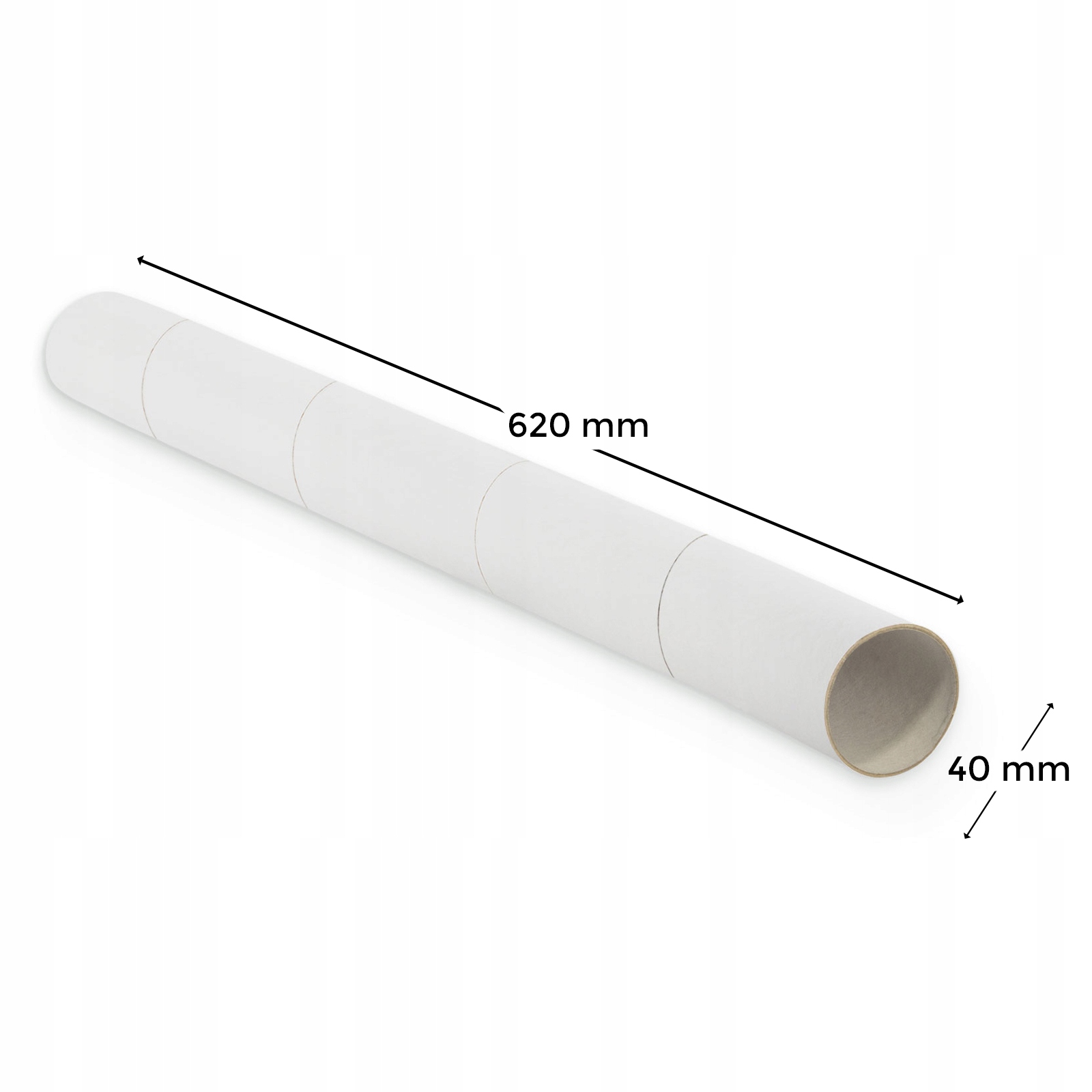 Tuba okrągła kartonowa na plakat 40x620 mm
