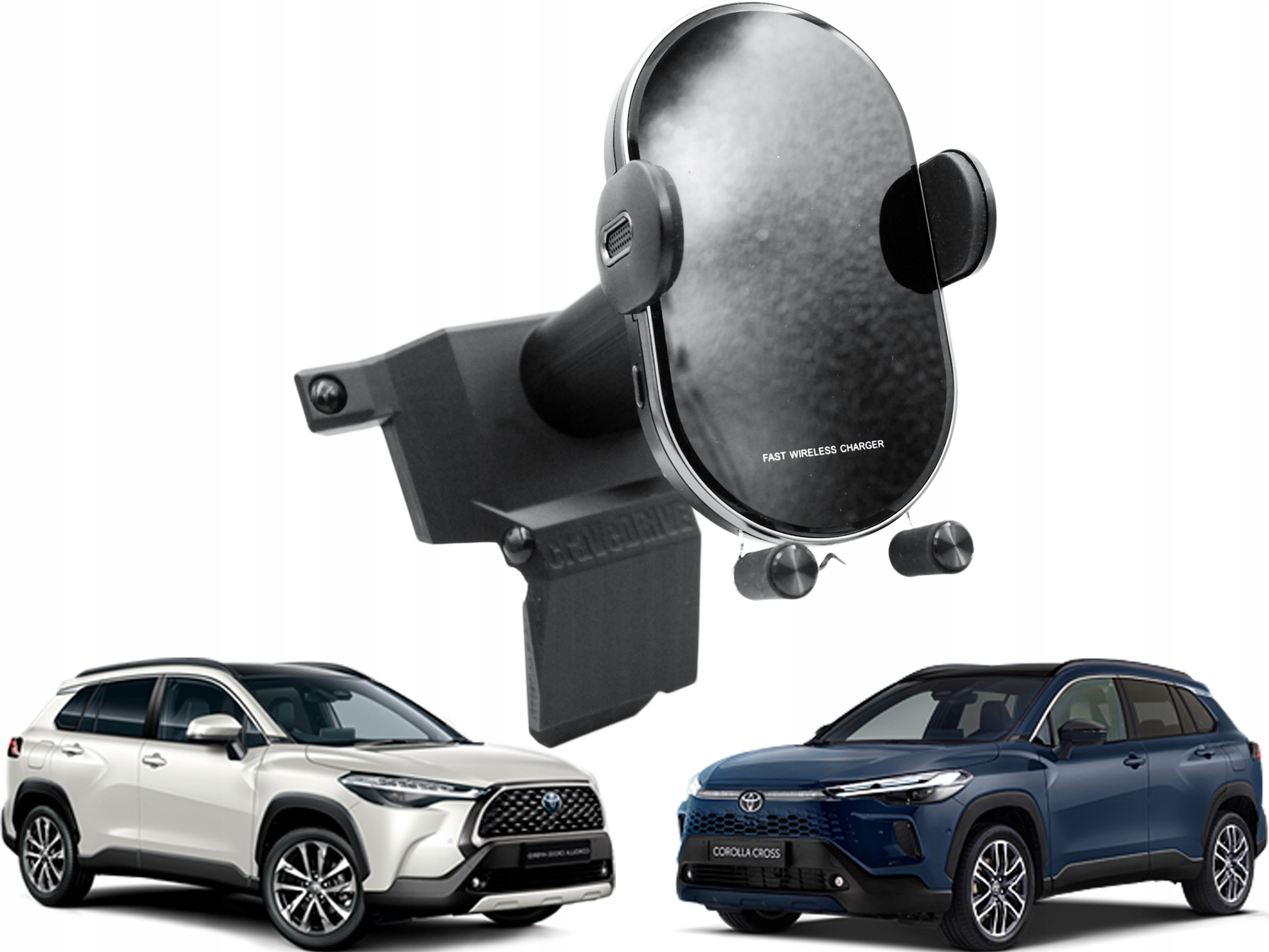 Držák na telefon s bezdrátovým nabíjením pro Toyota Corolla Cross