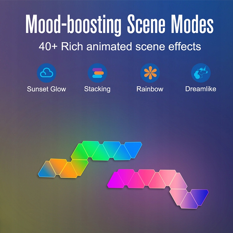 10xDOTYKOWA LAMPA MODUŁOWA ZIMNY LED RGB+PILOT+APP Rodzaj gwintu inny