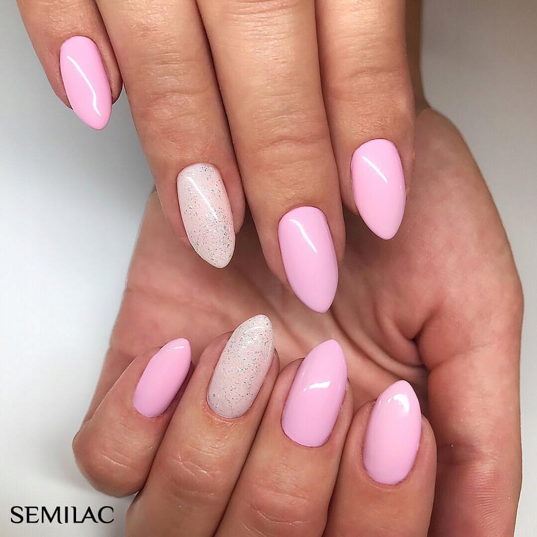 SEMILAC 056 Pink Smile UV LED Lakier Hybrydowy 7ml Pojemność 7 ml