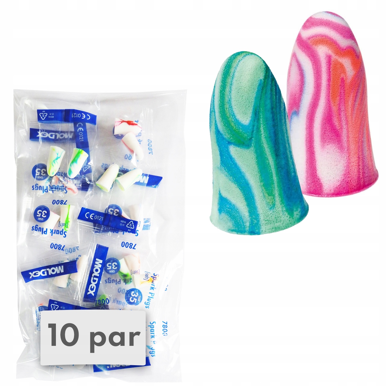 

Zatyczki Stopery do spania Moldex 7800 10 par
