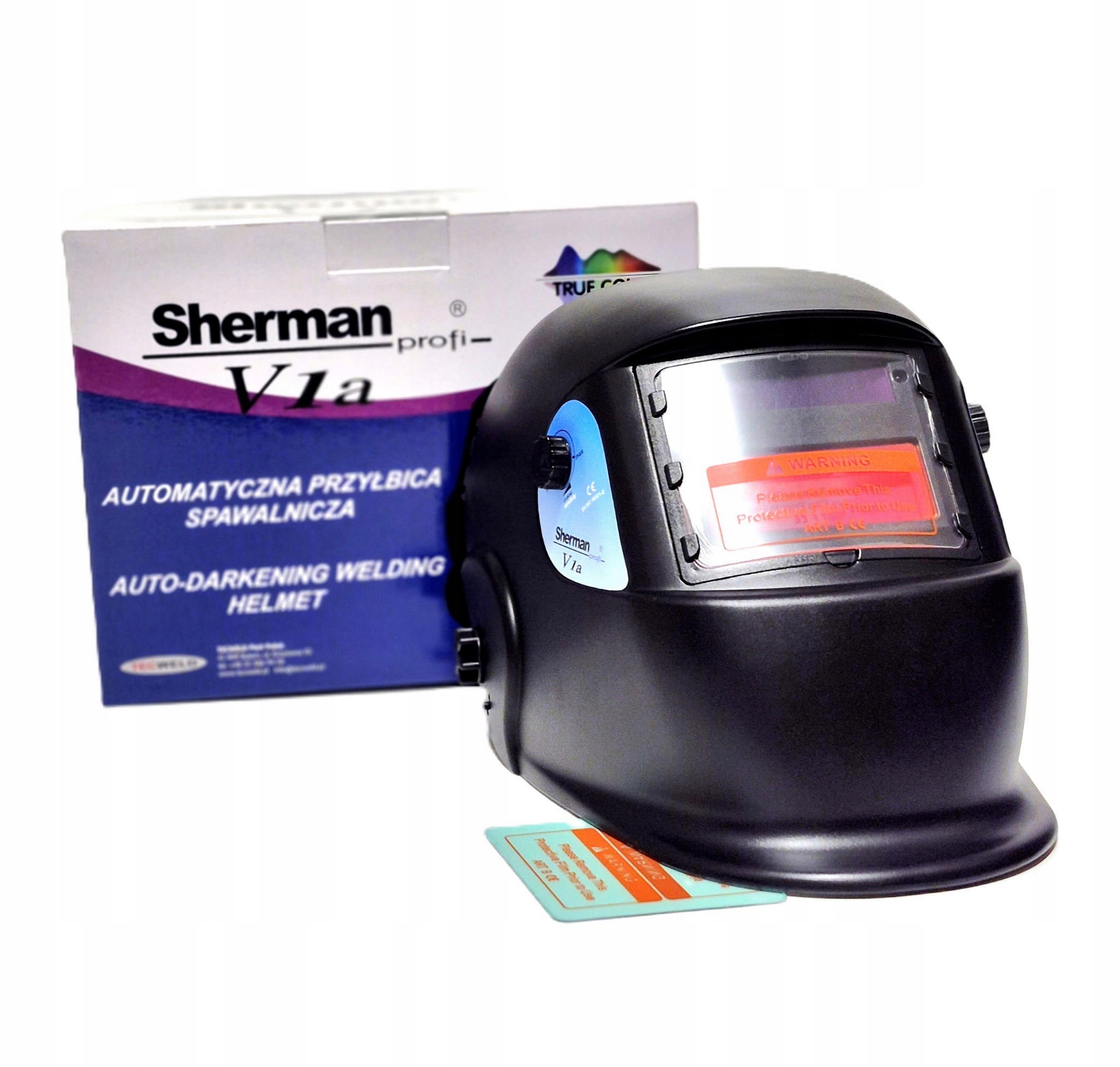 Przyłbica samościemniająca Sherman V1a True Color Din 9-13