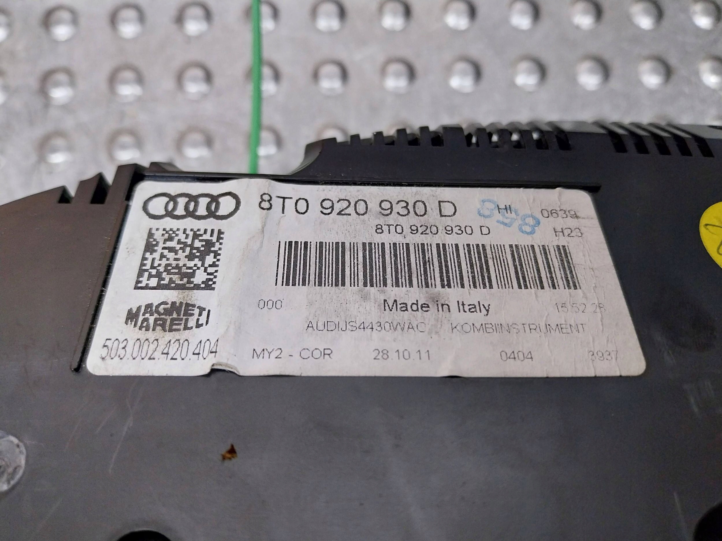 dials dials PREDKOSCIOMIERZ 8T0920930D AUDI A5 8T 8F