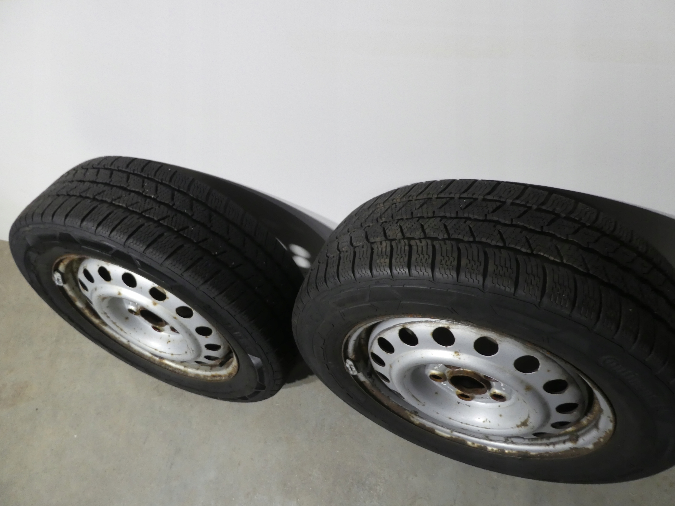 2X wheels discs tyres 7D0601027C VW T4 205/60/16C 2018R
