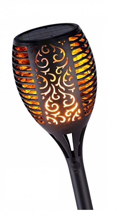 Lampa LED Solar Efekt Płomienia Wbijana do Ogrodu Maksymalna waga 1 kg