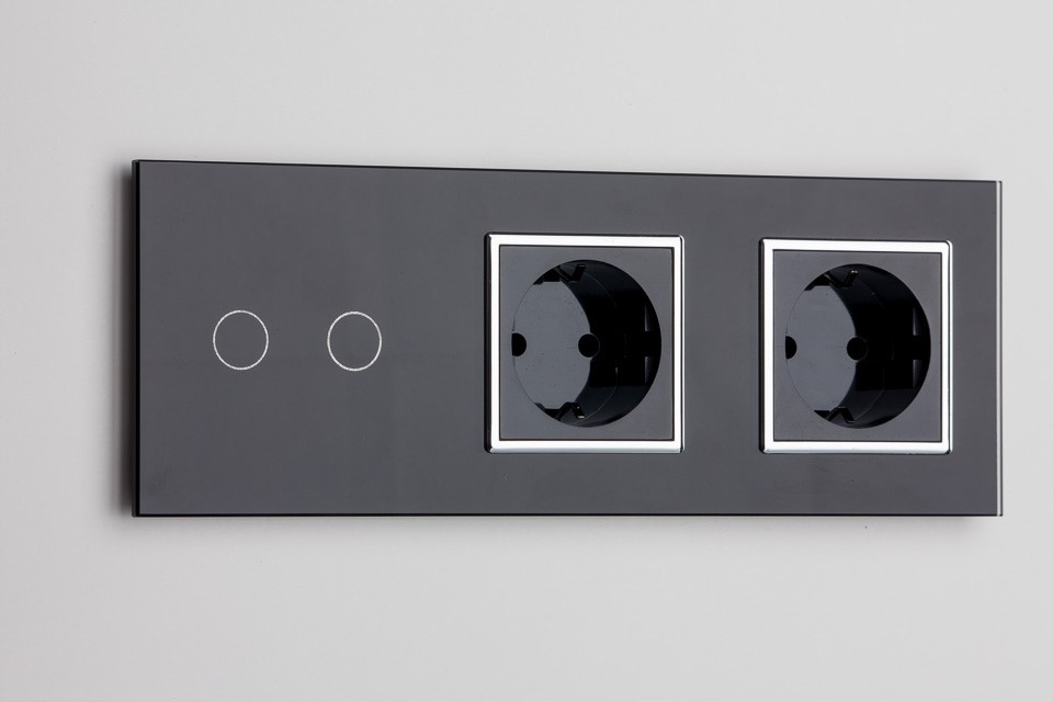 VL-C702R-61 Włącznik dotyk. LIVOLO SZKŁO NA PILOTA Typ Dotykowy Podtynkowy Sterowany pilotem