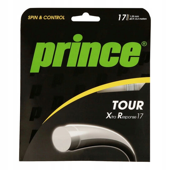Prince Tour Xtra Response 17 set naciąg tenisowy silver 1,25 mm