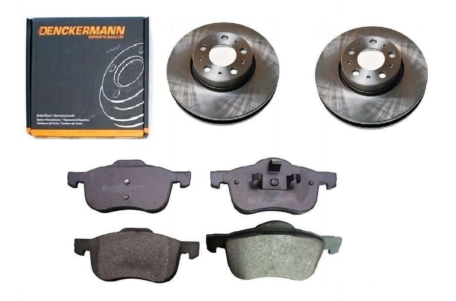 Kotouče Kostky Volvo S60 S80 V70 II Přední Sada 285 MM