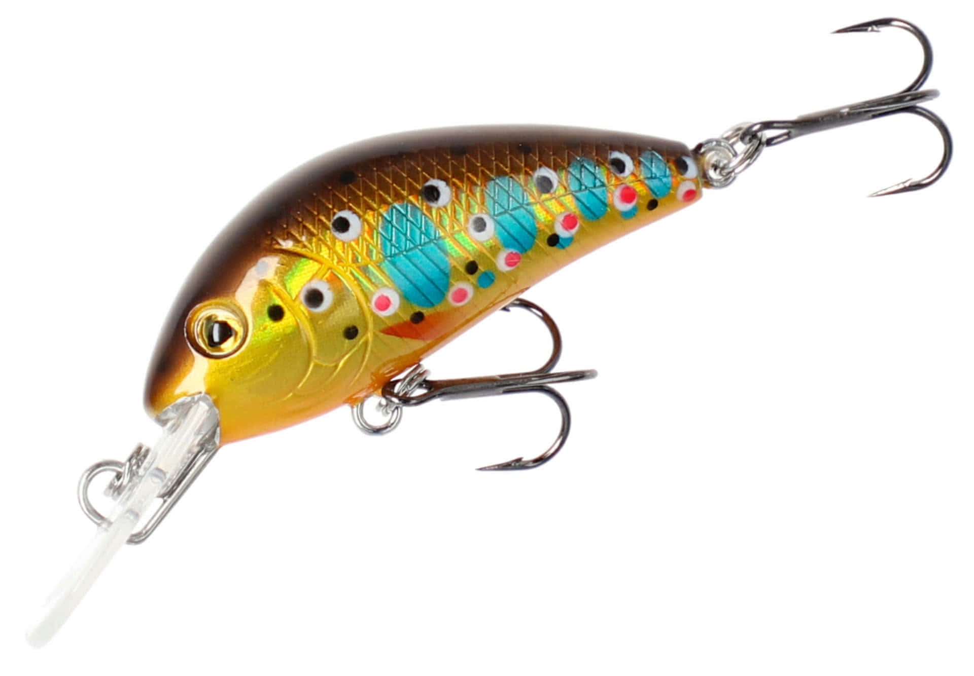 Wobler Fishunter Cavalier 4cm/BROWN Trout Pływający op.1szt.