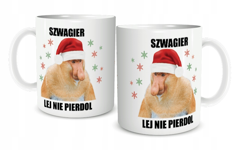 

Kubek Świąteczny Janusz Nosacz Szwagier Lej...