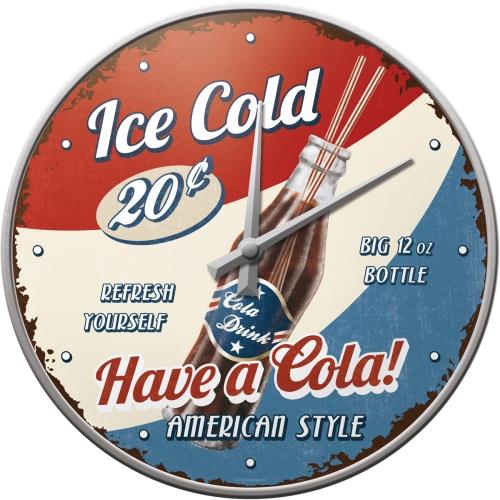 Настенные часы Have a Cola Nostalgic 51045