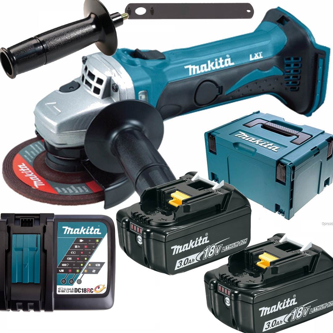 

Makita Szlifierka Kątowa 115MM 18V DGA452RFJ 2X3Ah