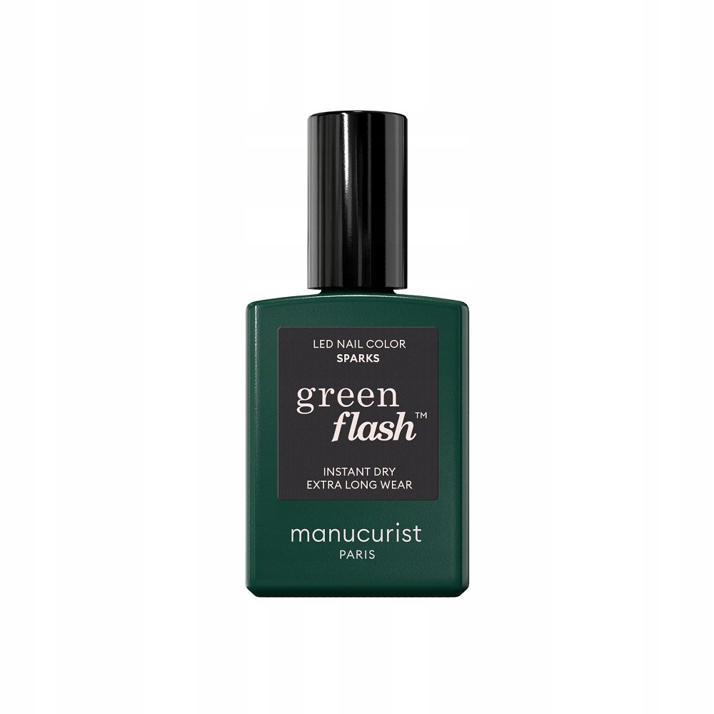 Manucurist Green Flash Led Gel Nail Lacquer Lak Na Nehty Sparks 15 ml
